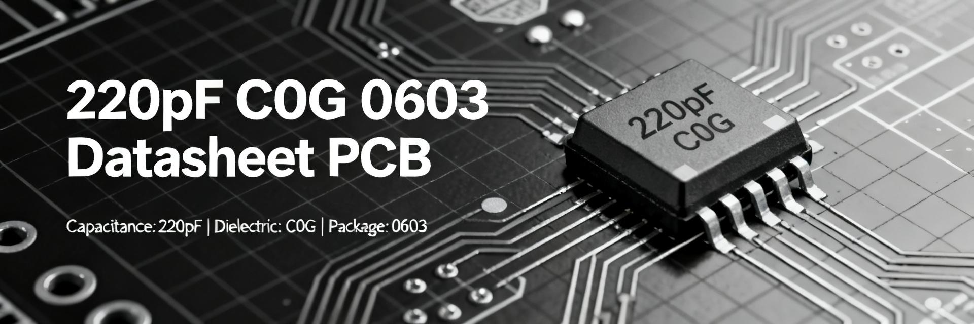 Характеристики конденсатора 220пФ C0G (NP0) 0603: ключевая информация из технического описания