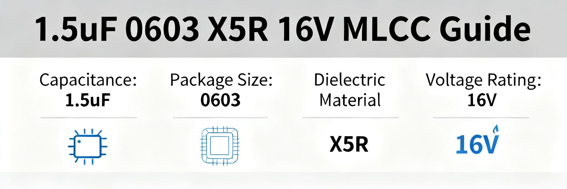 MLCC 1.5uF 0603 X5R 16V: Performance & Sourcing Guide